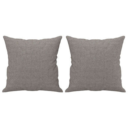 Driezitsbank Met Sierkussens Stof 180 cm Taupe