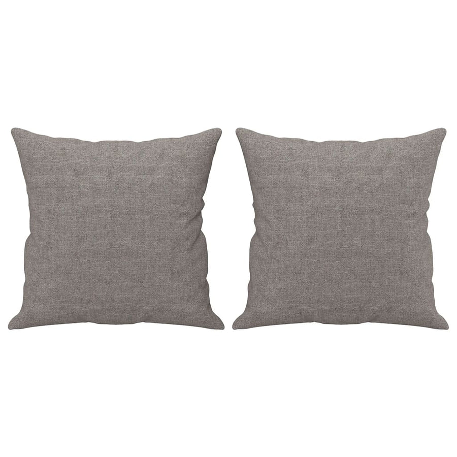Driezitsbank Met Sierkussens Stof 180 cm Taupe