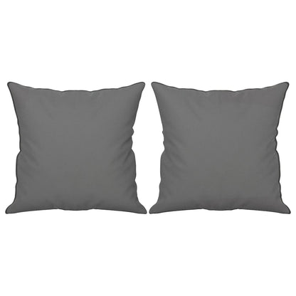 Tweezitsbank Met Kussens Microvezelstof 120 cm Donkergrijs