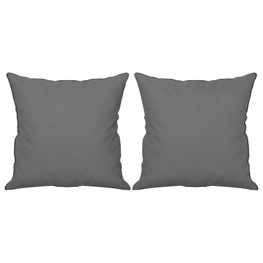 Tweezitsbank Met Kussens Microvezelstof 120 cm Donkergrijs