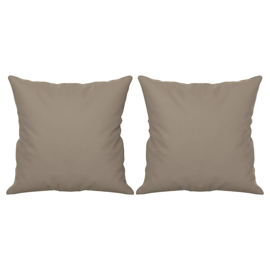 Tweezitsbank Met Kussens Microvezelstof 140 cm Taupe