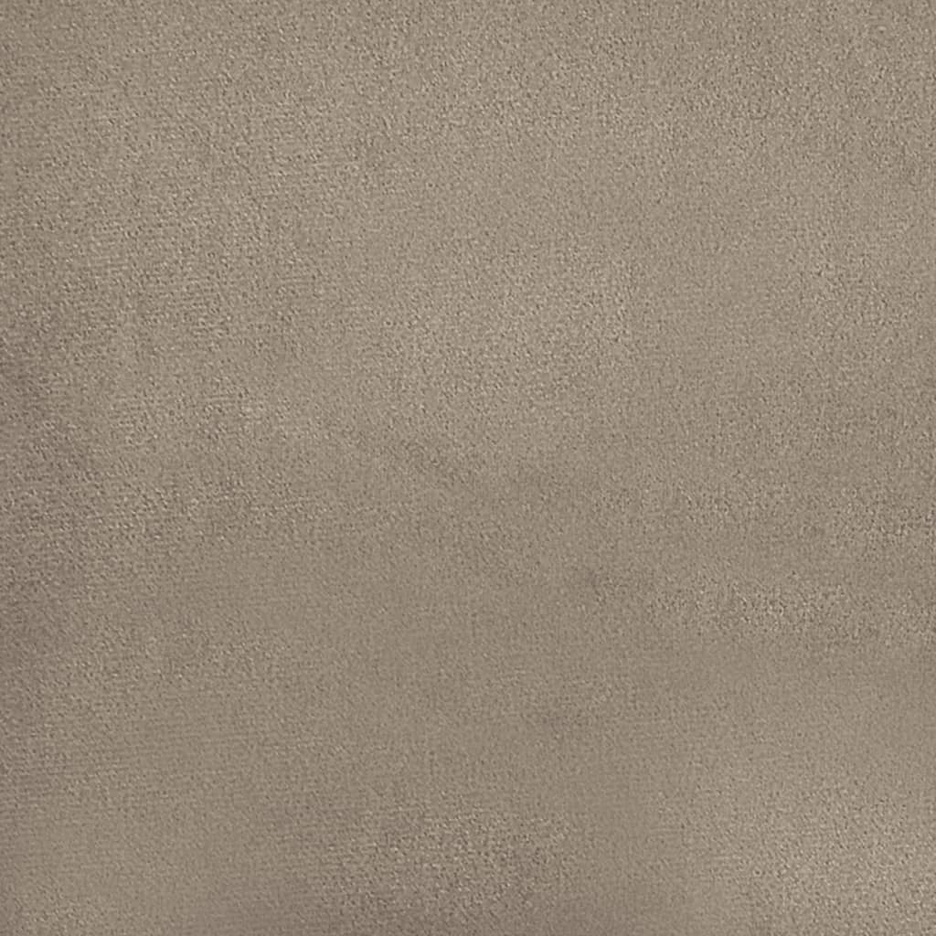 Tweezitsbank Met Kussens Microvezelstof 140 cm Taupe