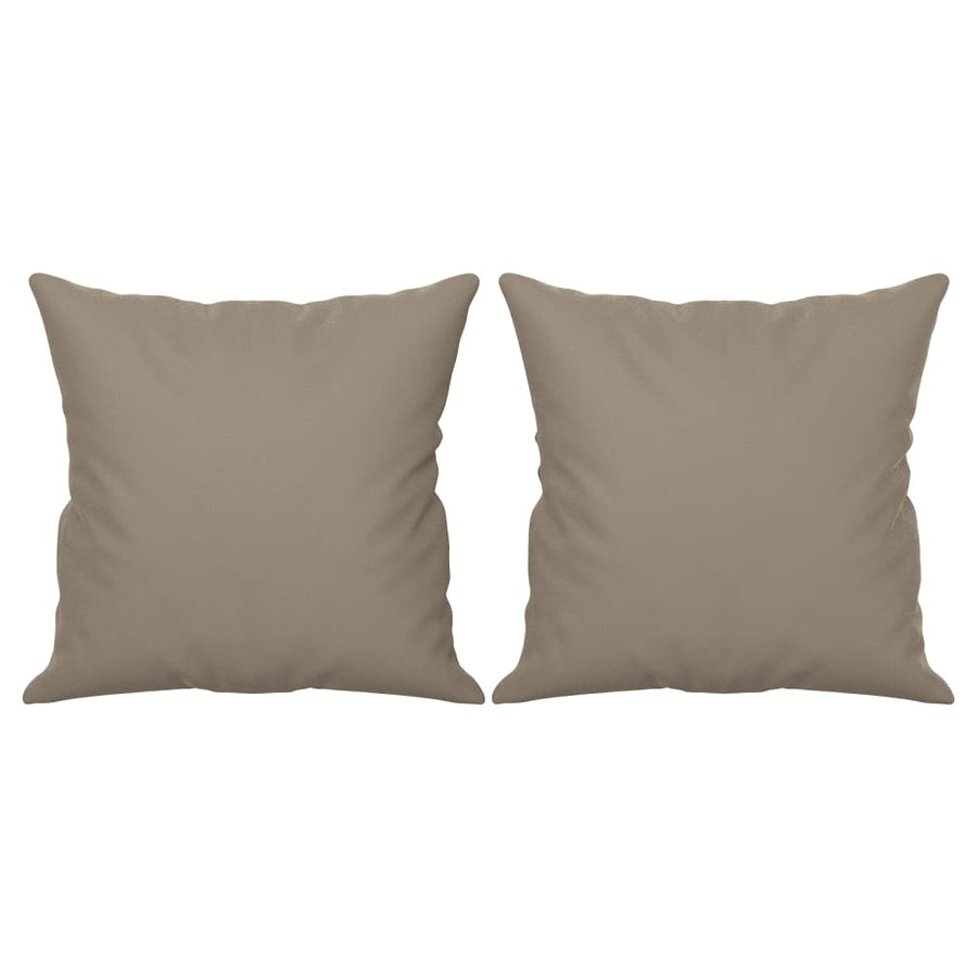 Driezitsbank Met Kussens Microvezelstof 180 cm Taupe