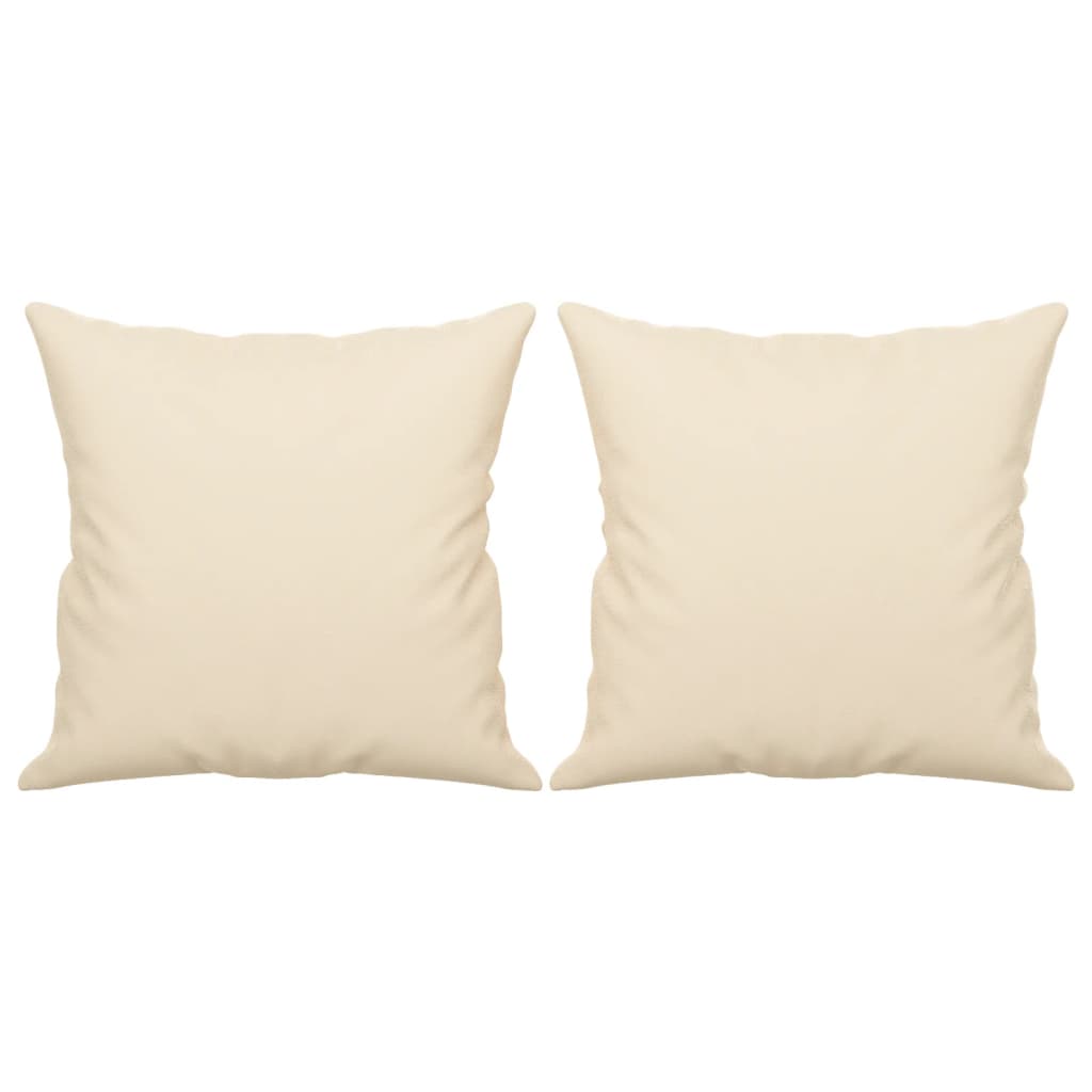 Driezitsbank Met Kussens Microvezelstof 180 cm Beige