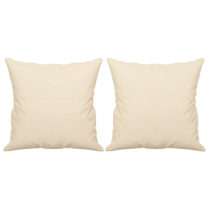 Driezitsbank Met Kussens Microvezelstof 180 cm Beige