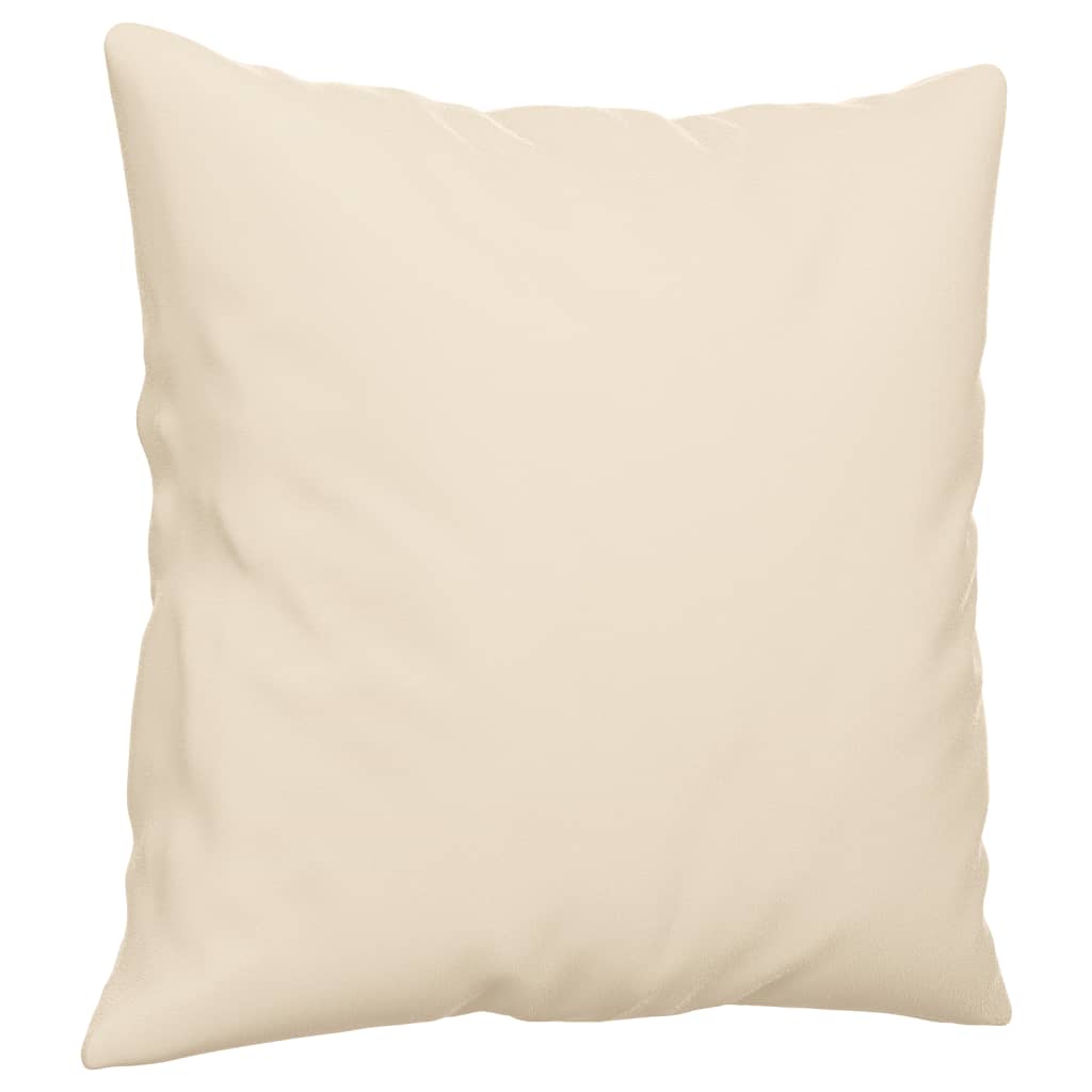 Driezitsbank Met Kussens Microvezelstof 180 cm Beige