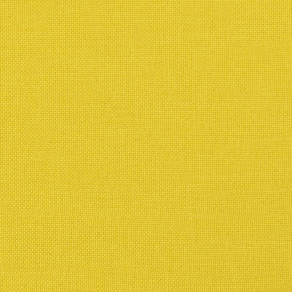 Fauteuil Met Voetenbank 60 Cm Stof Lichtgeel