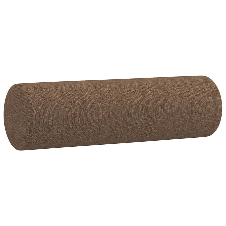 2-Delige Loungeset Stof Bruin met kussens