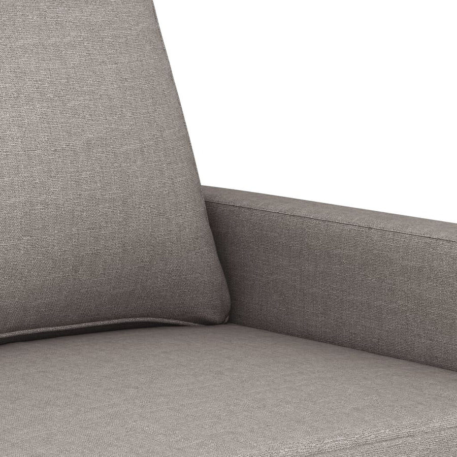 3-Delige Loungeset Met Kussens Stof Taupe