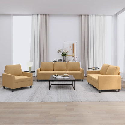 3-Delige Loungeset Fluweel 7