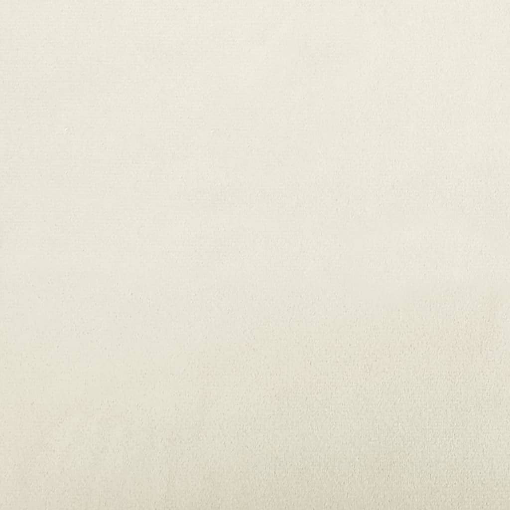 2-Delige Loungeset Fluweel Kleurig Crème met kussens