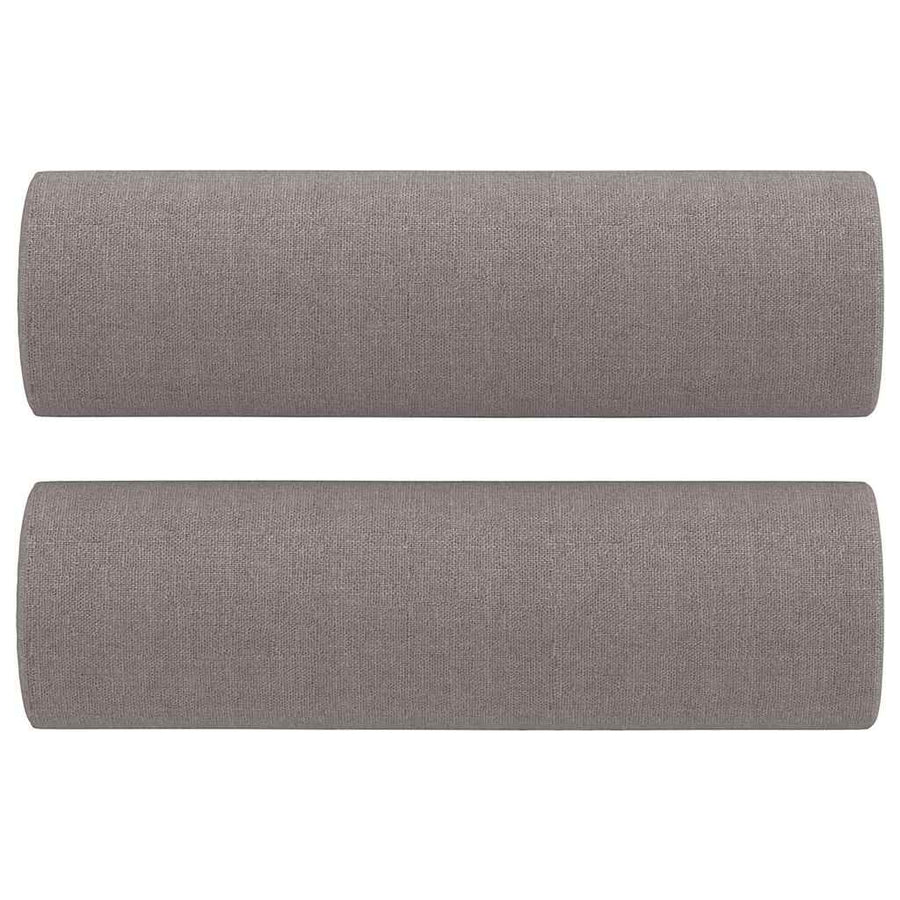 3-Delige Loungeset Met Kussens Stof Taupe