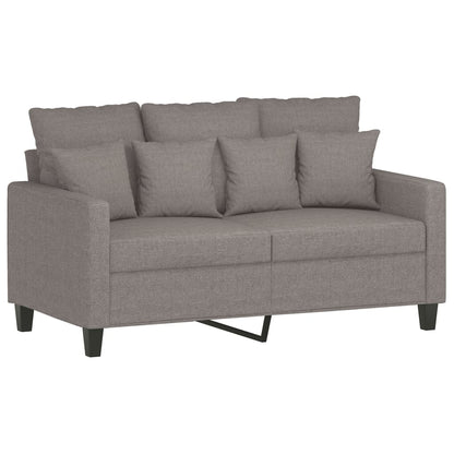 3-Delige Loungeset Stof Taupe met kussens