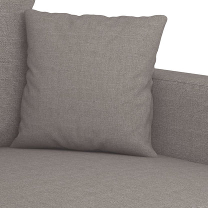 2-Delige Loungeset Met Kussens Stof Taupe