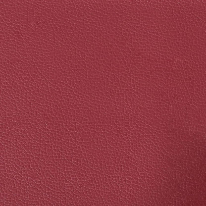 4-Delige Loungeset Met Kussens Fluweel Wijnrood met kussens en voetenbankje