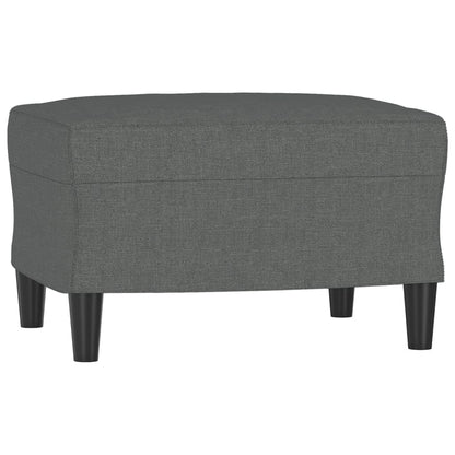 4-delige Loungeset met kussens stof donkergrijs