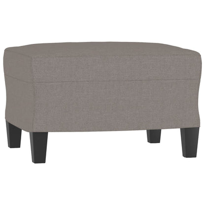 3-delige Loungeset met kussens stof taupe