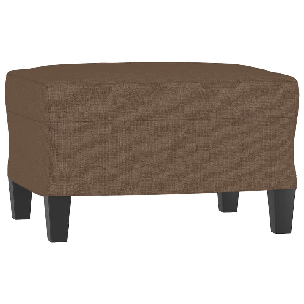 3-delige Loungeset met kussens stof bruin