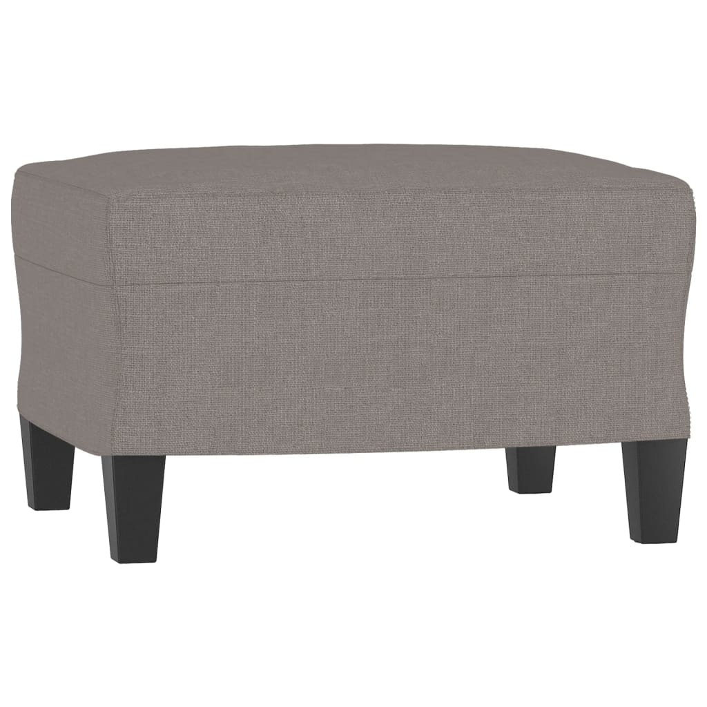 3-delige Loungeset met kussens stof taupe