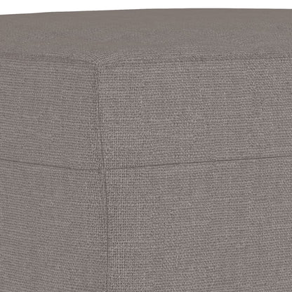 3-delige Loungeset met kussens stof taupe