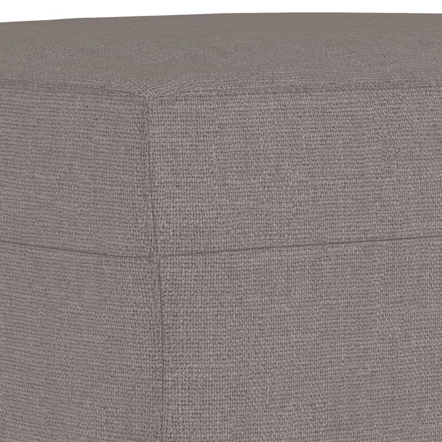 3-delige Loungeset met kussens stof taupe