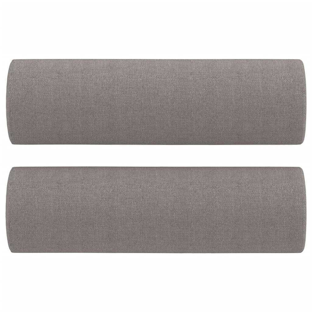 3-delige Loungeset met kussens stof taupe
