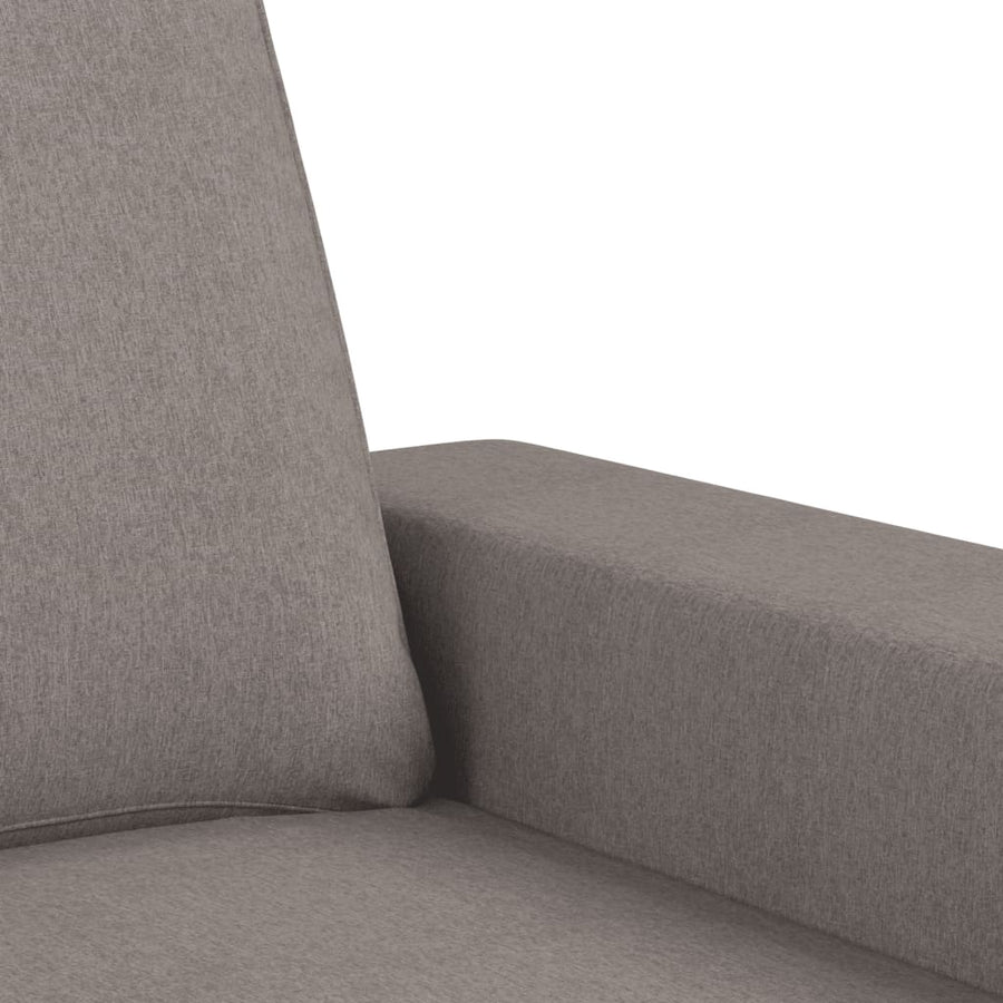 3-Delige Loungeset Stof Taupe met kussens