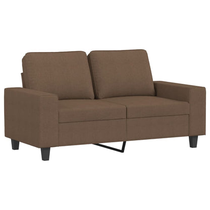 4-delige Loungeset stof bruin