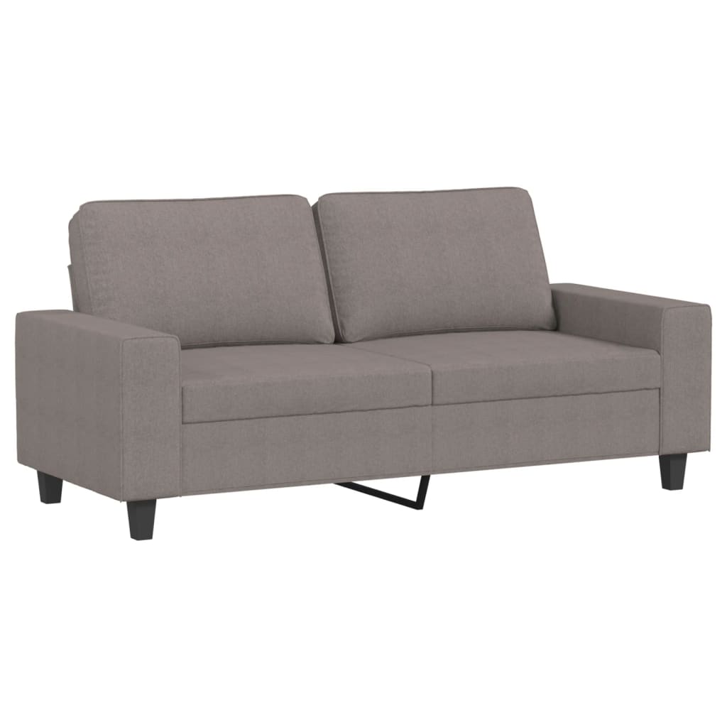2-Delige Loungeset Stof Taupe met kussens