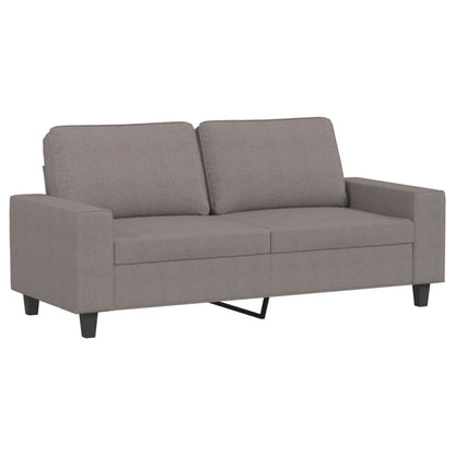 2-Delige Loungeset Stof Taupe met kussens