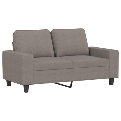 2-Delige Loungeset Stof Taupe met kussens