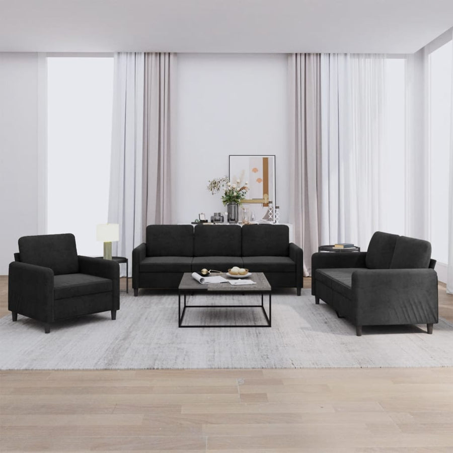 4-Delige Loungeset Met Kussens Fluweel