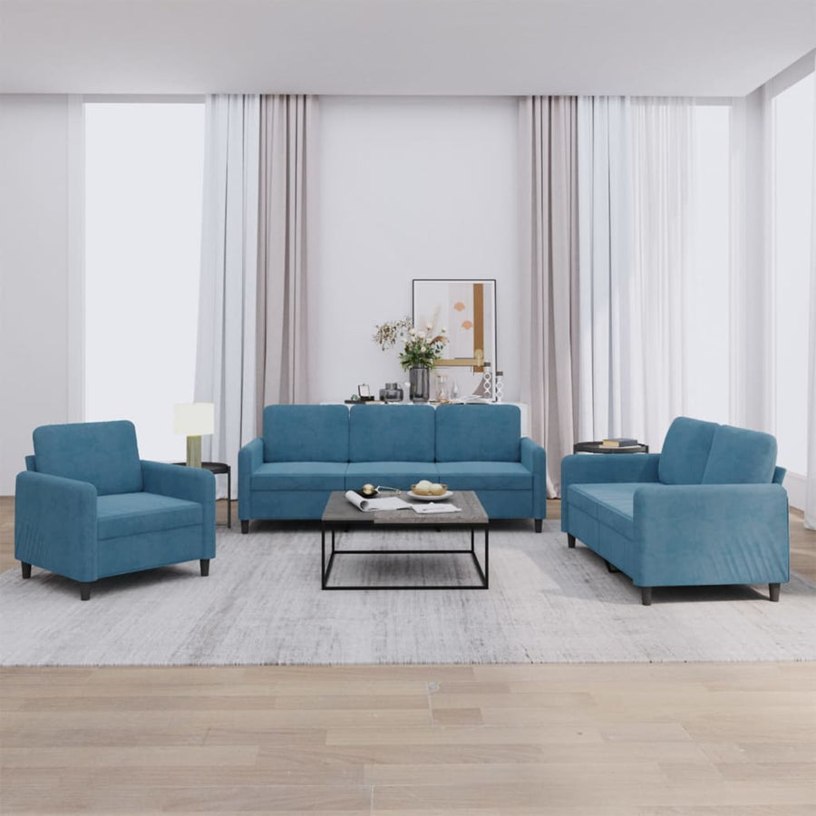 4-Delige Loungeset Met Kussens Fluweel