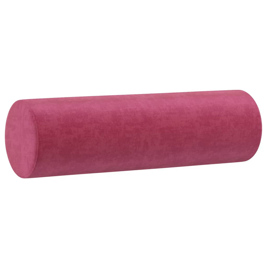 3-delige Loungeset met kussens fluweel wijnrood