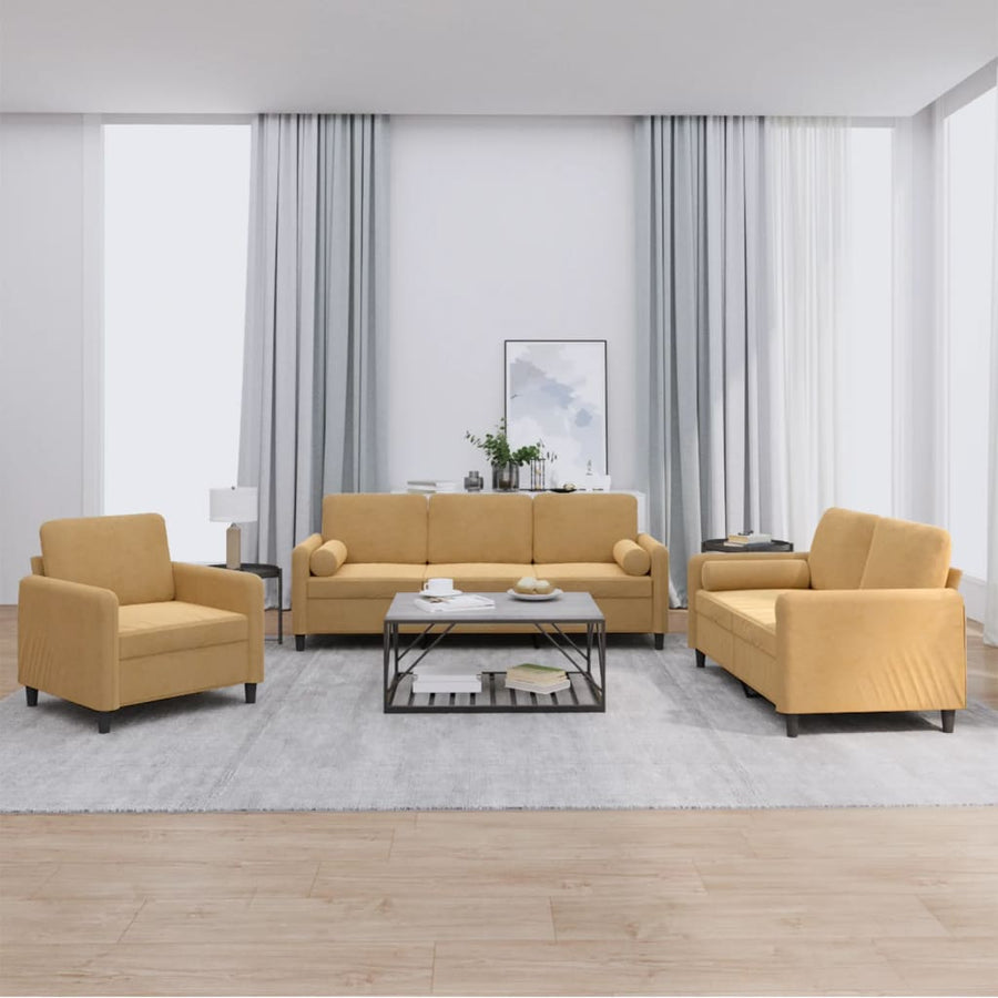 4-Delige Loungeset Met Kussens Fluweel