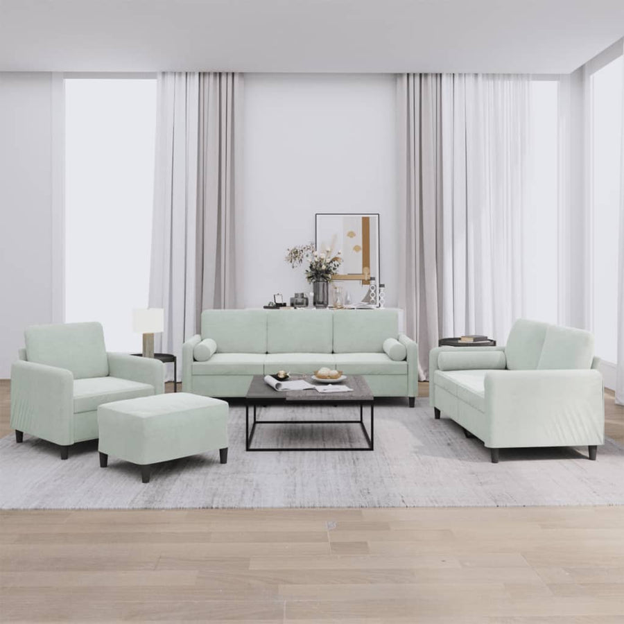 3-Delige Loungeset Fluweel