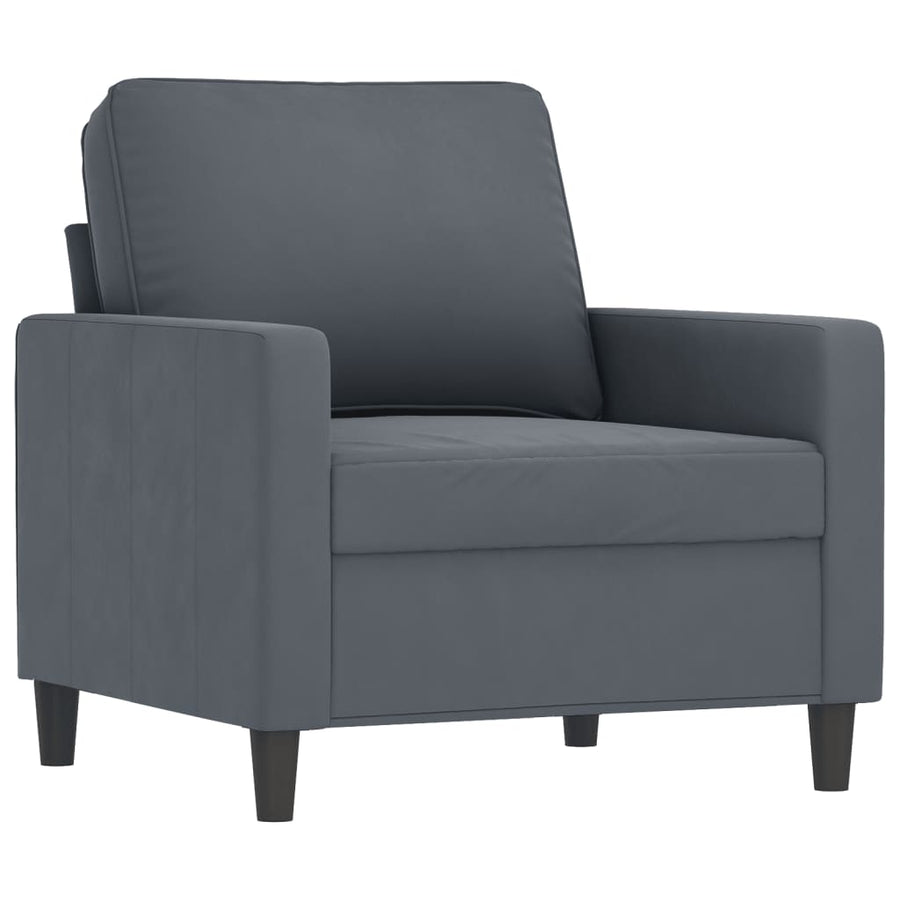 4-Delige Loungeset Met Kussens Fluweel