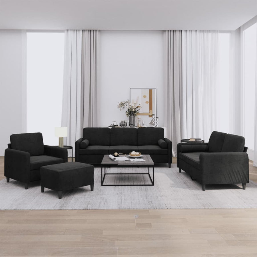 3-Delige Loungeset Fluweel