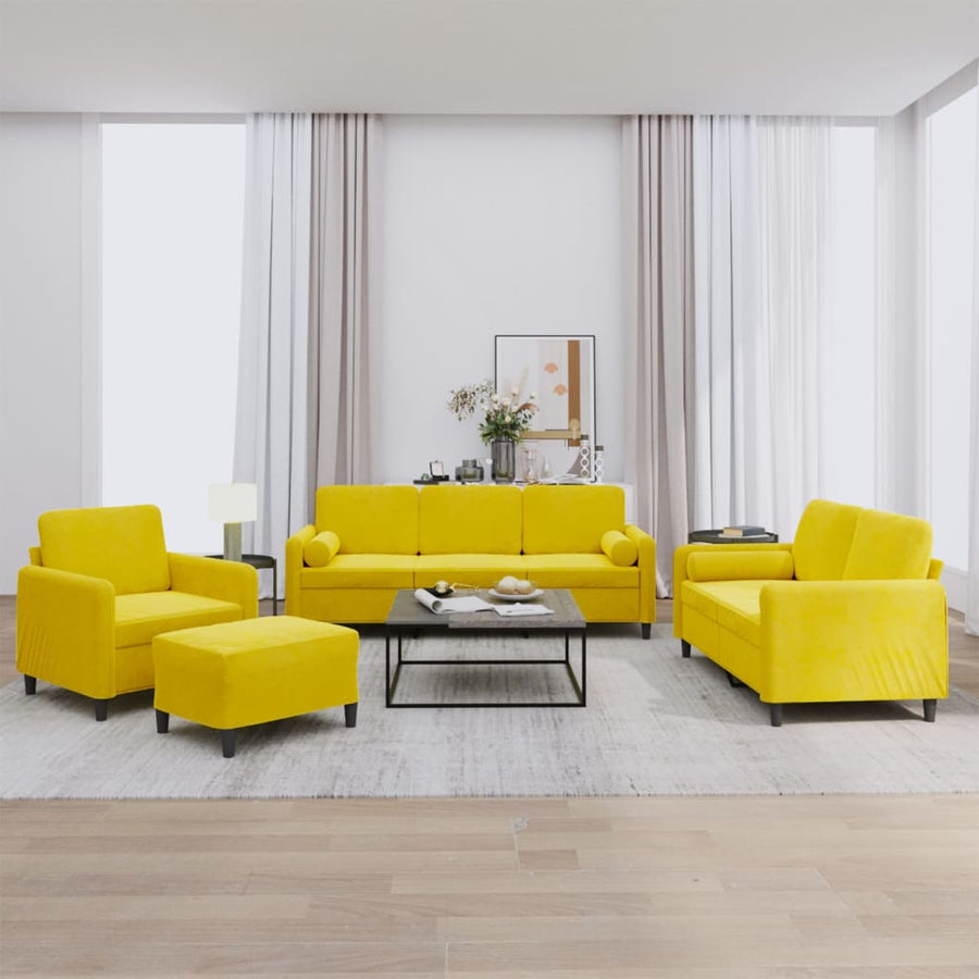 3-Delige Loungeset Fluweel