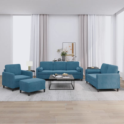 3-Delige Loungeset Fluweel