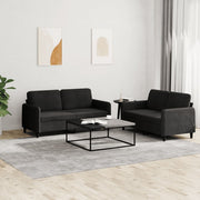 2-piece Lounge Set velvet black