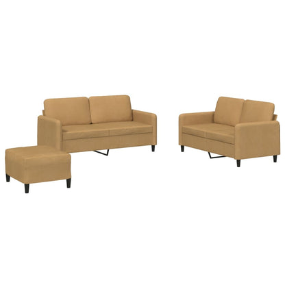 3-Delige Loungeset Fluweel 9