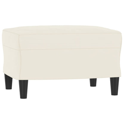 3-Delige Loungeset Fluweel Kleurig Crème