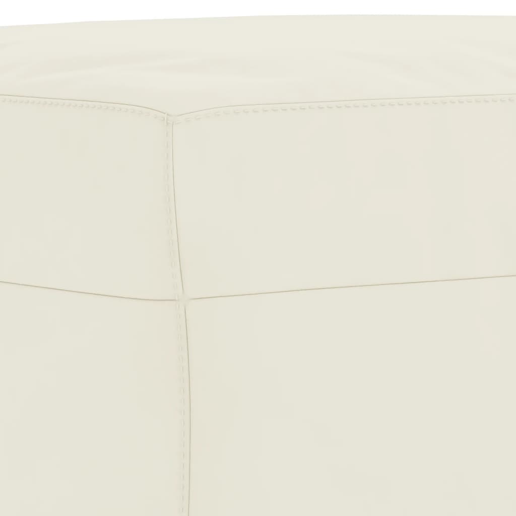 3-Delige Loungeset Fluweel Kleurig Crème