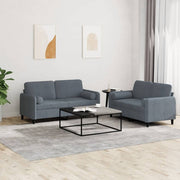 Loungeset 3-delig fluweel geel
