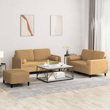 3-Delige Loungeset Met Kussens Fluweel 10