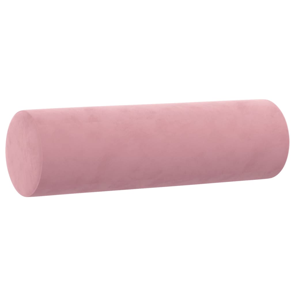 2-Delige Loungeset Fluweel Roze met kussens