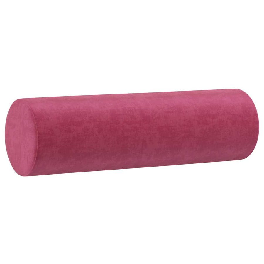 2-delige Loungeset met kussens fluweel wijnrood Wijnrood met kussens