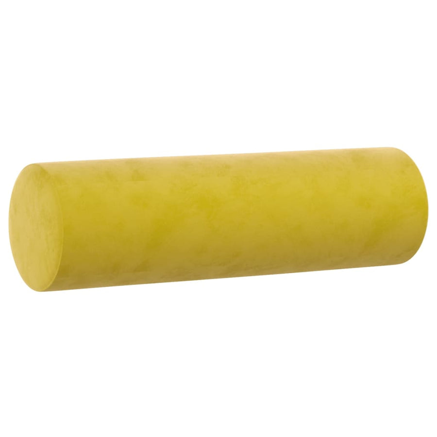 2-Delige Loungeset Fluweel Geel met kussens