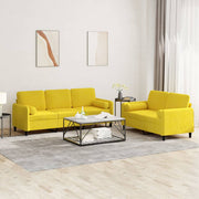 Loungeset 2-delig fluweel geel